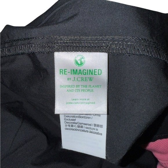 J.CREW BLACK V-NECK EYELET TRIM MINI DRESS - Picture 4 of 9